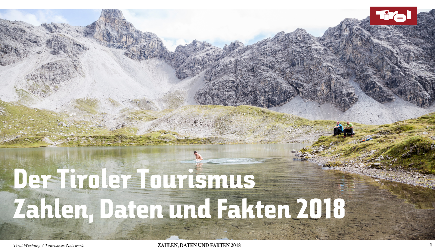 Tiroler Tourismus - Daten & Fakten 2018