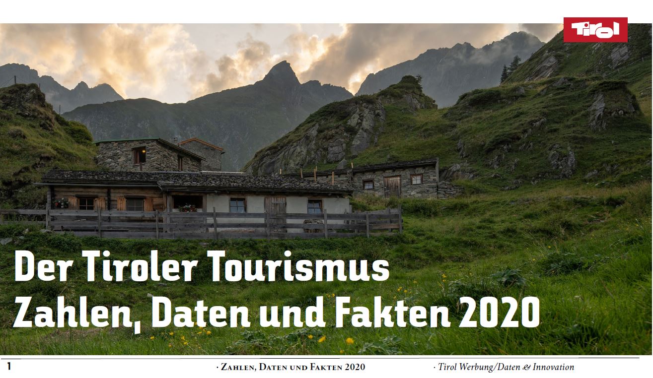 Tiroler Tourismus - Daten & Fakten 2020