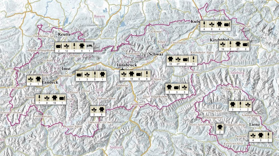 Interaktive Karte Tirol_Kulinarik